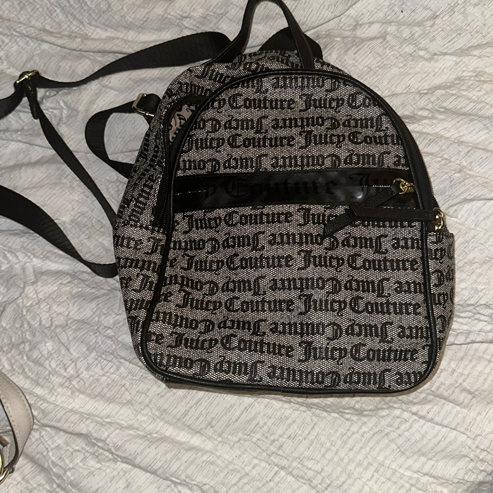 Juicy couture bag, like a mini back pack.